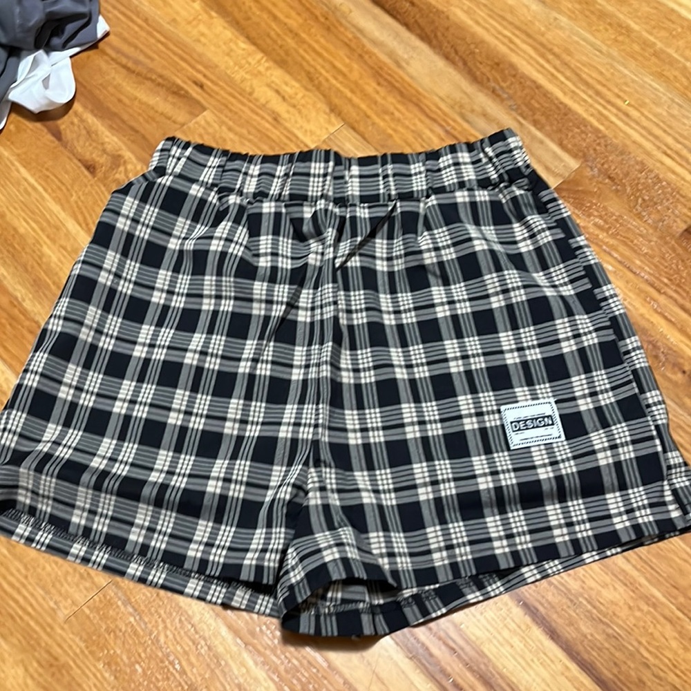 Plaid shorts